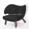 Finn Juhl Leather Pelican Chair